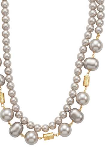 Buy_Joules by Radhika_Grey Revaya Pearl Necklace _Online_at_Aza_Fashions