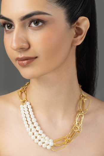 Joules by Radhika Yavina Pearl Necklace 