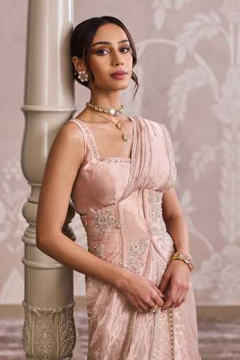Ridhi Mehra Embroidered Tissue Corset Belt 