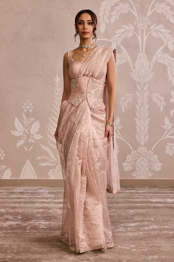 Ridhi Mehra Embroidered Tissue Corset Belt 
