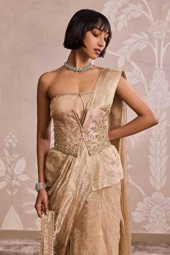 Ridhi Mehra Embroidered Corset Tissue Belt 