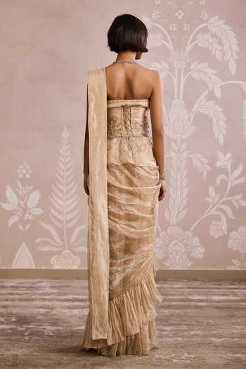 Ridhi Mehra Embroidered Corset Tissue Belt 