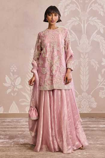 Ridhi Mehra Embroidered Kurta Sharara Set 