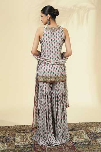 Arpita Mehta Vintage Rose Butti Print Kurta Set 