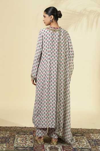 Arpita Mehta Vintage Rose Butti Print Kurta Set 