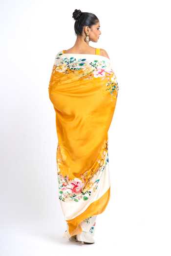 Studio 113 Rina Printed Saree With Running Blouse 