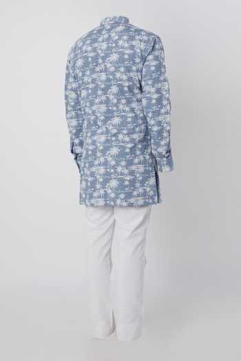 SPRING BREAK Printed Kurta For Kids