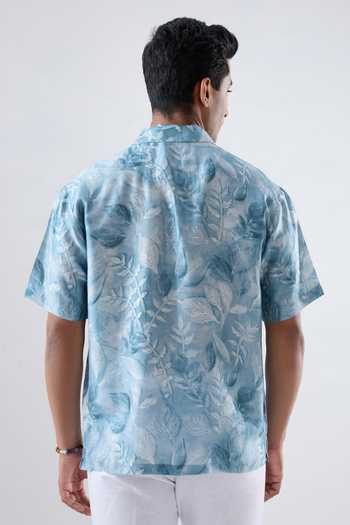 Raw & Rustic By Niti Bothra Leaf Eco-Print Shirt 