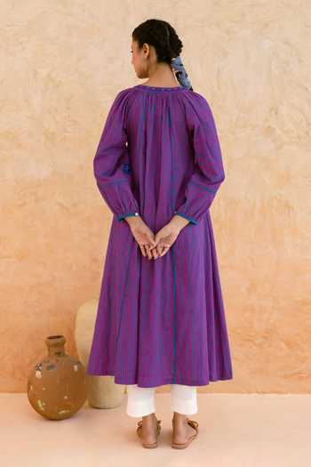Myaara Printed A-Line Kurta & Pant Set 