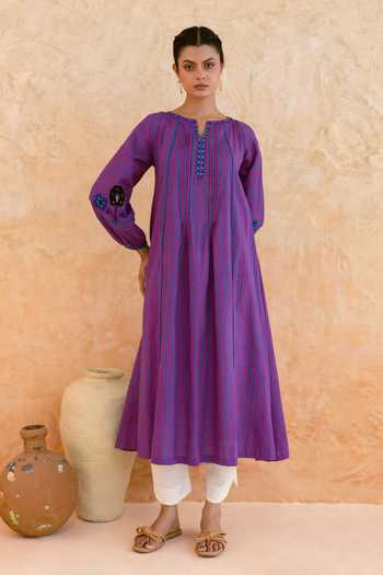 Myaara Printed A-Line Kurta & Pant Set 