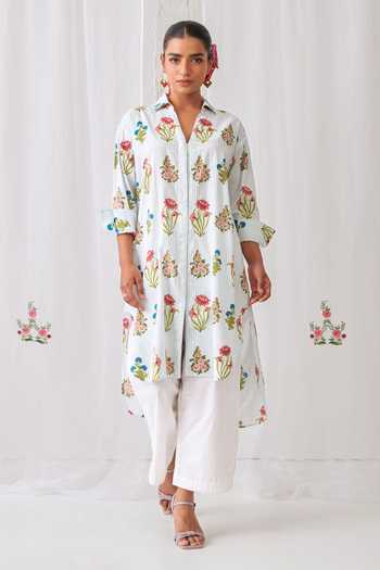 Myaara Floral Print Kurta & Pant Set 