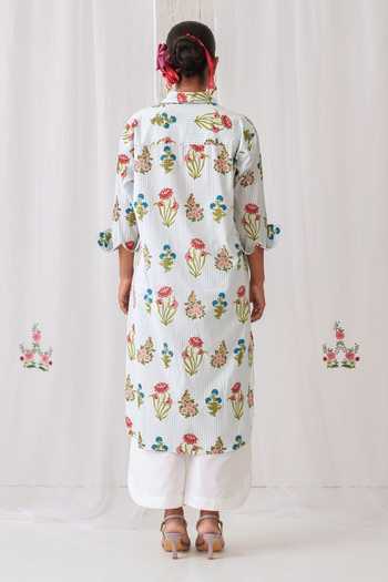 Myaara Floral Print Kurta & Pant Set 