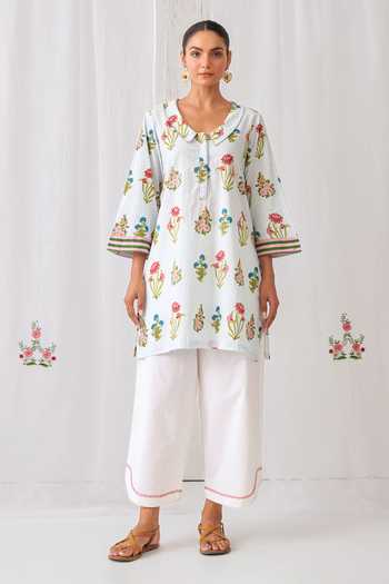 Myaara Butti Print Cotton Kurta & Pant Set 