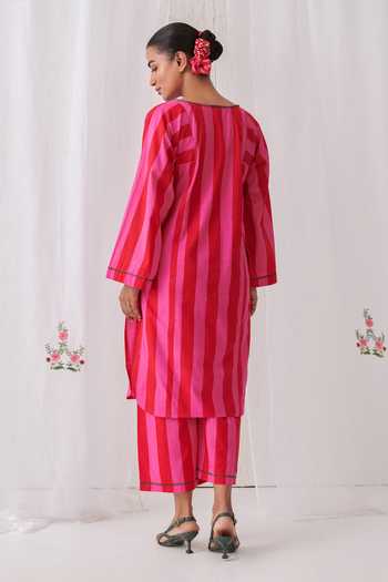 Myaara Linear Print Kurta & Pant Set 
