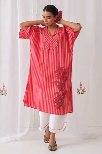 Myaara Printed Kaftan With Pant 