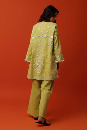 BO Tree Elea Embroidered Kurta & Pant Set 