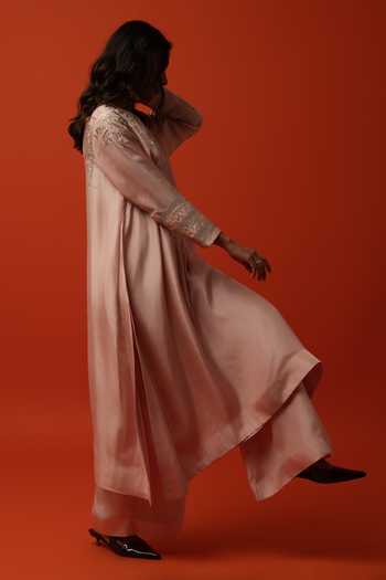BO Tree Ewa Floral Embroidered Kurta & Palazzo Set 