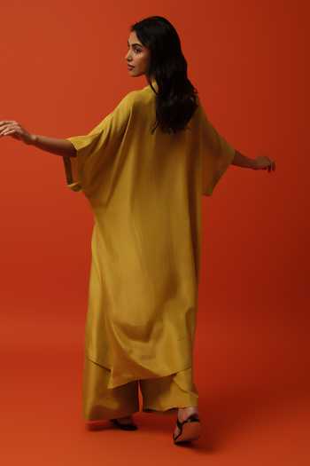BO Tree Caelia Floral Embroidered Kaftan Set 