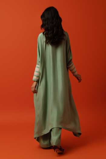 BO Tree Liora Embroidered Kaftan & Palazzo Set 