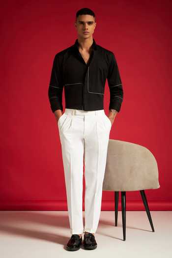 Buy Philocaly Black Cotton Slate Shirt Online at Aza Fashions Buy_Philocaly_Black Cotton Slate Shirt _Online_at_Aza_Fashions