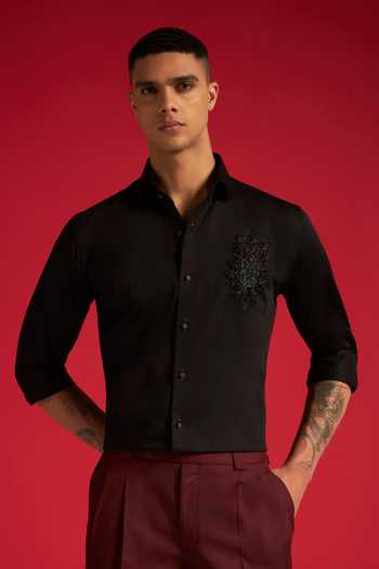 Philocaly Nightwine Cotton Shirt 