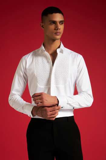 Philocaly Swan Cotton Shirt 