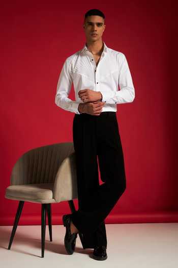 Shop_Philocaly_White Cotton Lunar Shirt _Online_at_Aza_Fashions