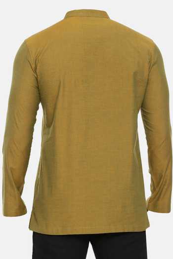 Mayank Modi - Men Malai Cotton Short Kurta For Kids