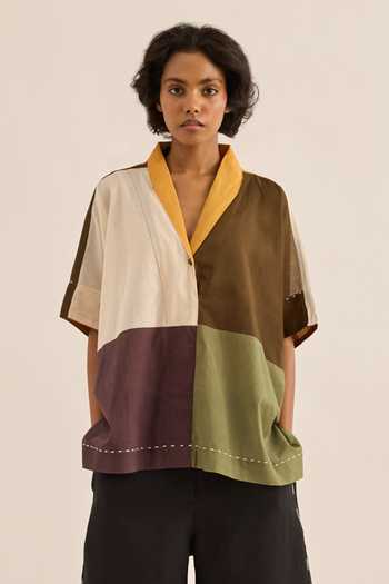 Kharakapas Navara Color Blocked Shirt 