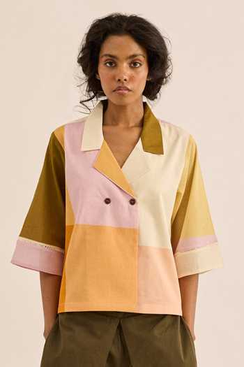 Kharakapas Monira Color Blocked Shirt 