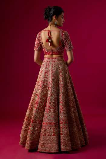 Vedant G Embroidered Bridal Lehenga Set 