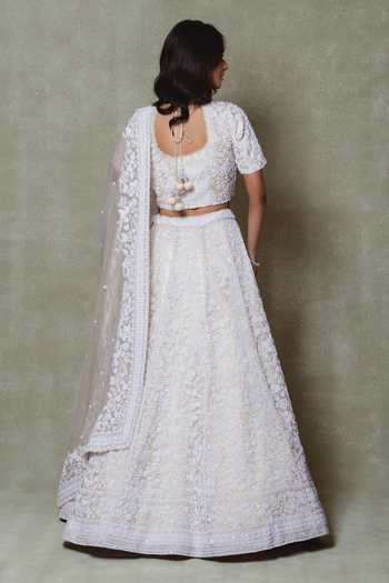 Vedant G Embroidered Bridal Lehenga Set 