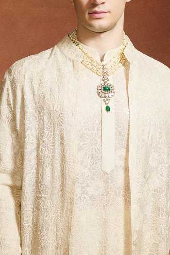 Buy Varun Bahl Ivory Silk Organza Embroidered Layered Jacket And Kurta Set Online at Aza Fashions Buy_Varun Bahl_Ivory Silk Organza Embroidered Layered Jacket And Kurta Set _Online_at_Aza_Fashions