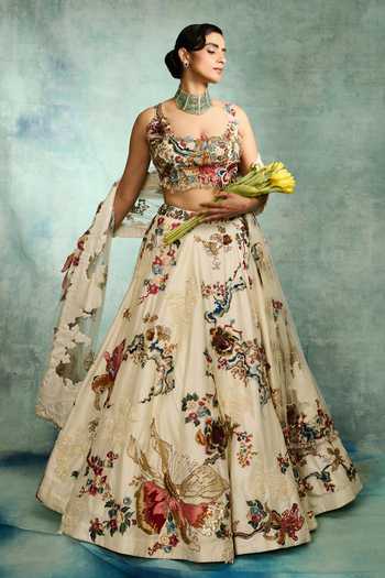 Varun Bahl Enchanted Embroidered Lehenga Set 