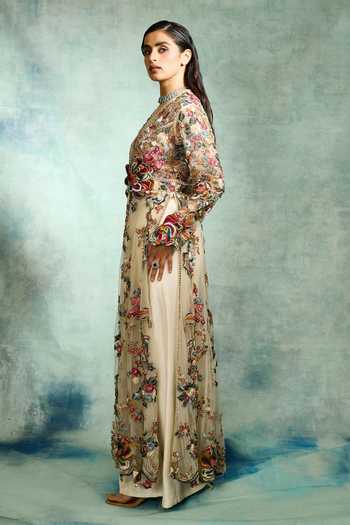 Varun Bahl Ethereal Embellished Jacket & Pant Set 
