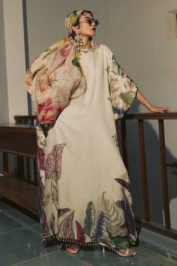 Varun Bahl Tropical Print Kaftan