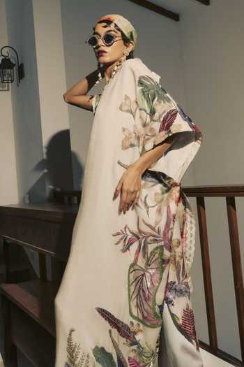 Varun Bahl Tropical Print Kaftan