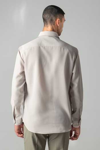 Amit Arora Geometric Embroidered Shirt 