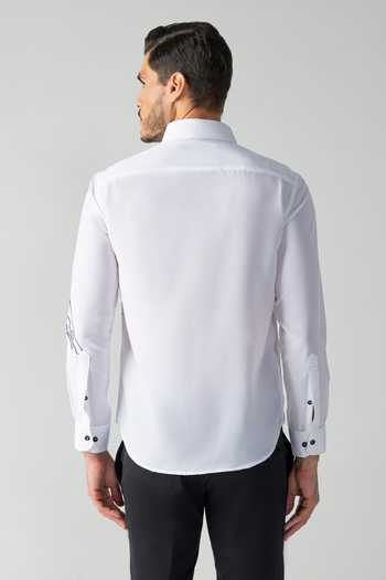 Amit Arora Embroidered Horse Motif Shirt 