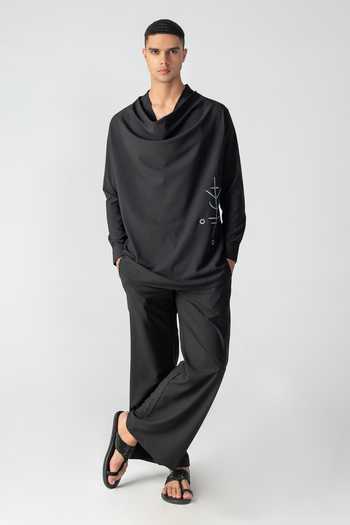 Amit Arora Cowl Neck Kurta & Palazzo Set 