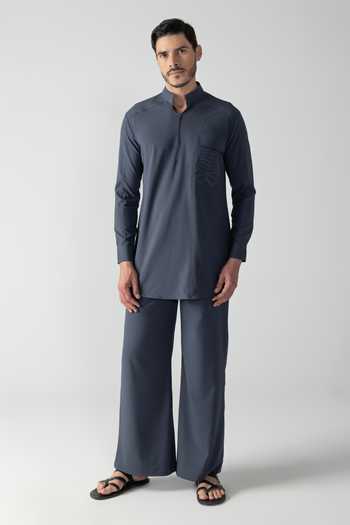 Amit Arora Plain Kurta & Palazzo Set 