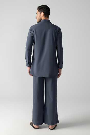 Amit Arora Plain Kurta & Palazzo Set 