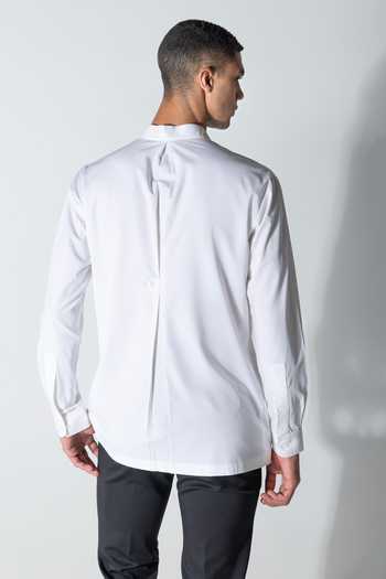 Amit Arora Asymmetrical Draped Shirt 