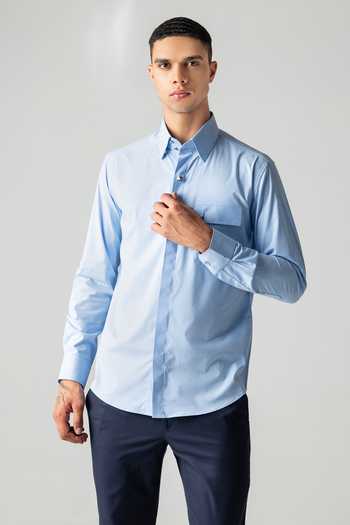 Amit Arora Metallic Button Shirt 