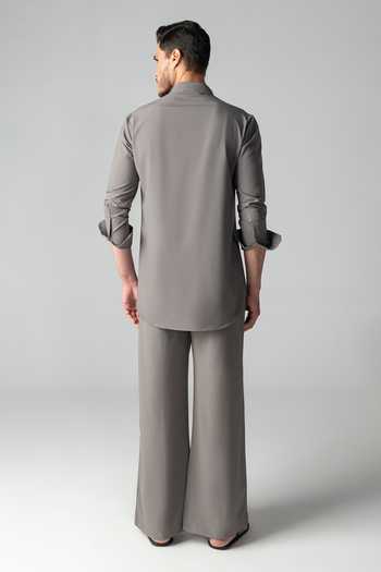 Amit Arora Plain Kurta & Palazzo Set 