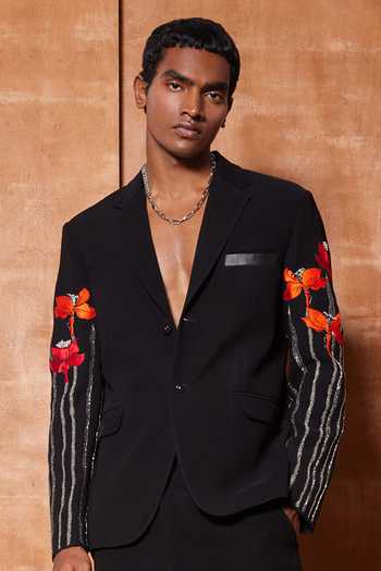 Shahin Mannan Narcissus Garden Embroidered Blazer 