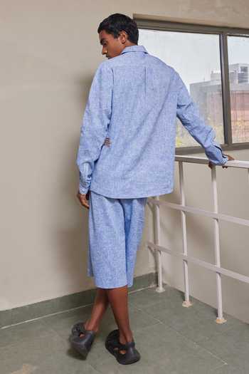Shahin Mannan Solid Barmuda Shorts 