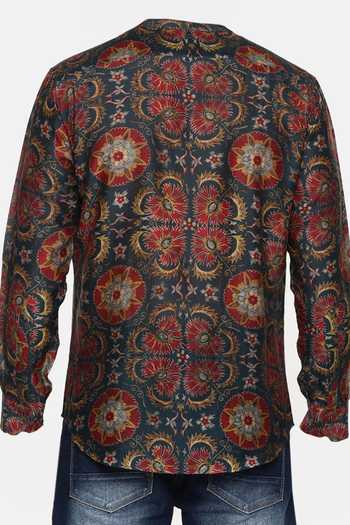 Mayank Modi - Men Geometric Print Shirt For Kids
