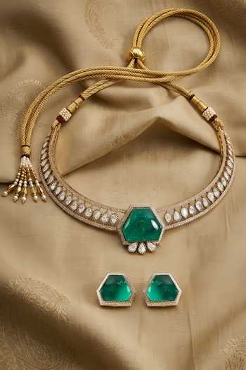 Auraa Trends Stone Embellished Choker Set 