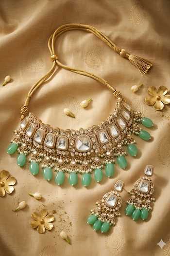 Auraa Trends Beaded Necklace Set